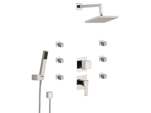 POLAR - Shower mixer with diverter with hand shower with overhead shower _ Rubinetterie Mariani